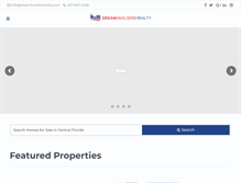 Tablet Screenshot of dreambuildersrealty.com